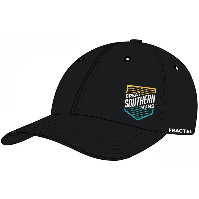 Black GSR x Fractel High Pony Cap