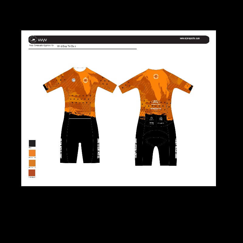 Small - Mens Wyn Republic  Wilddog Tri suits