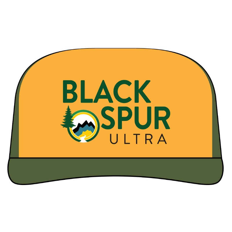 Black Spur Ultra Logo Running Hat
