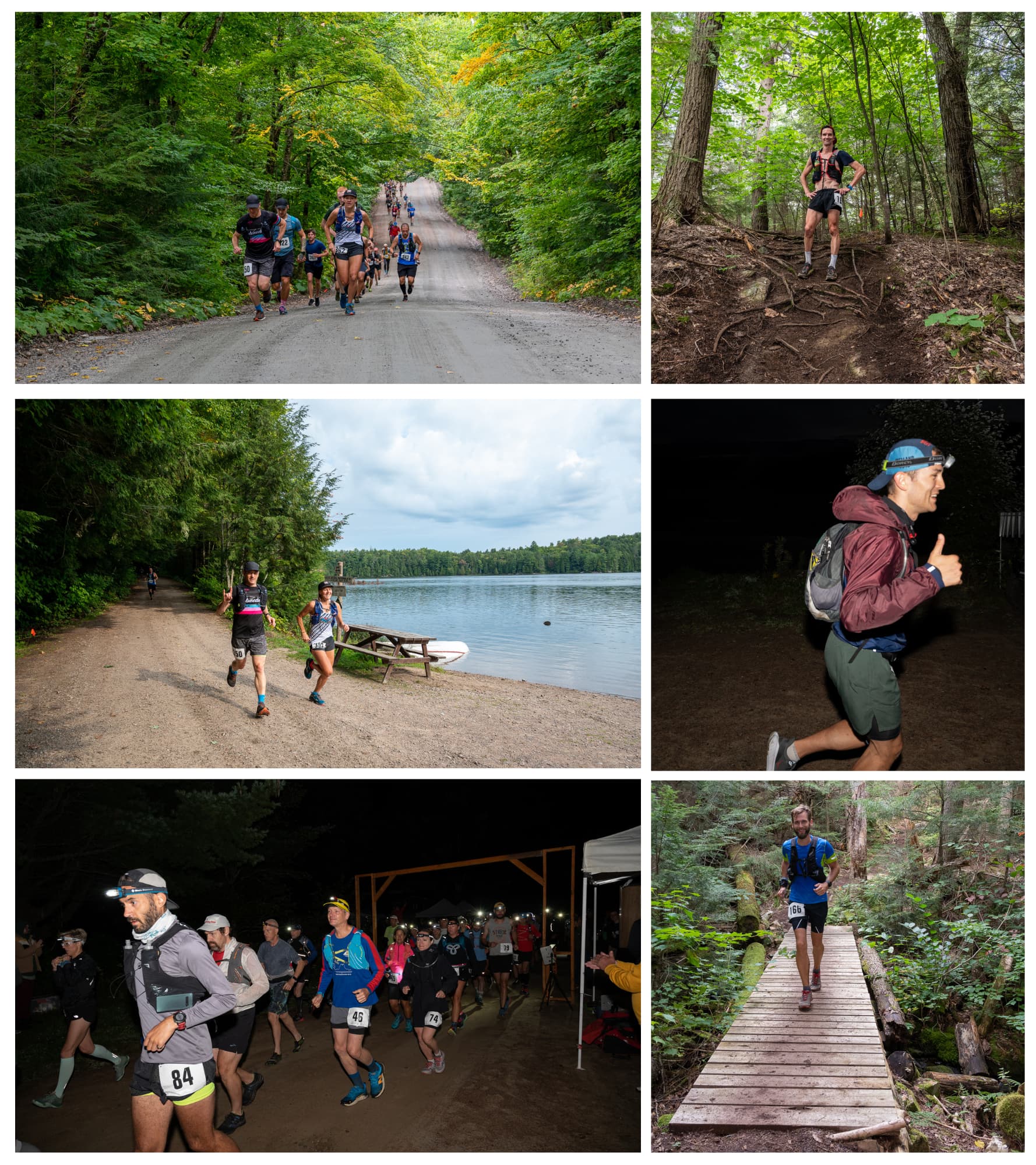 trail running forest