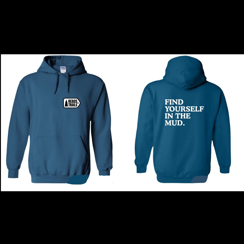 Heads Or Trails Hoodie - Blue