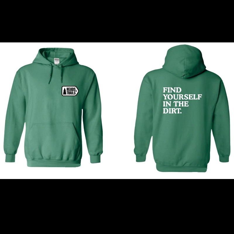 Heads Or Trails Hoodie - Green