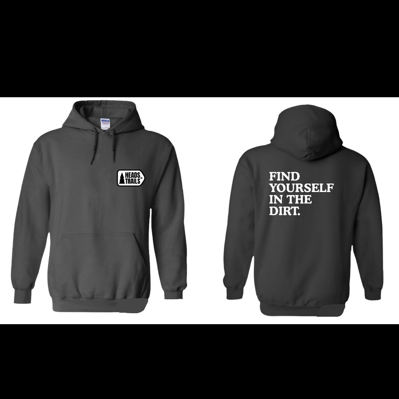 Heads Or Trails Hoodie - Dark Grey
