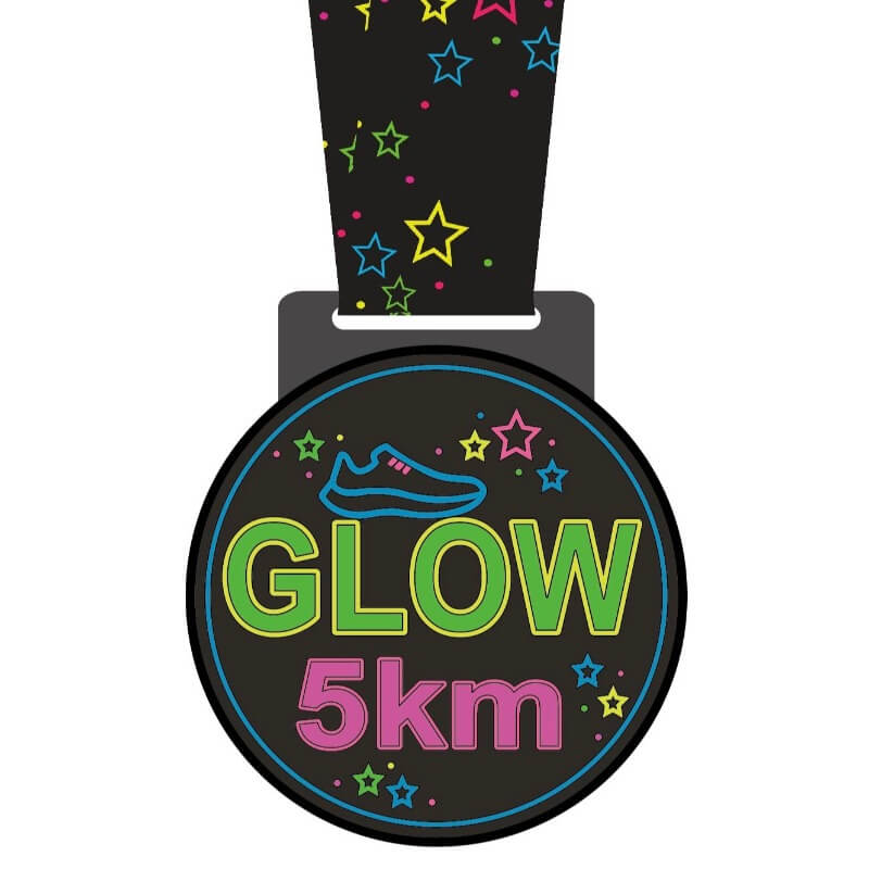 Glow 5km Medal 2025