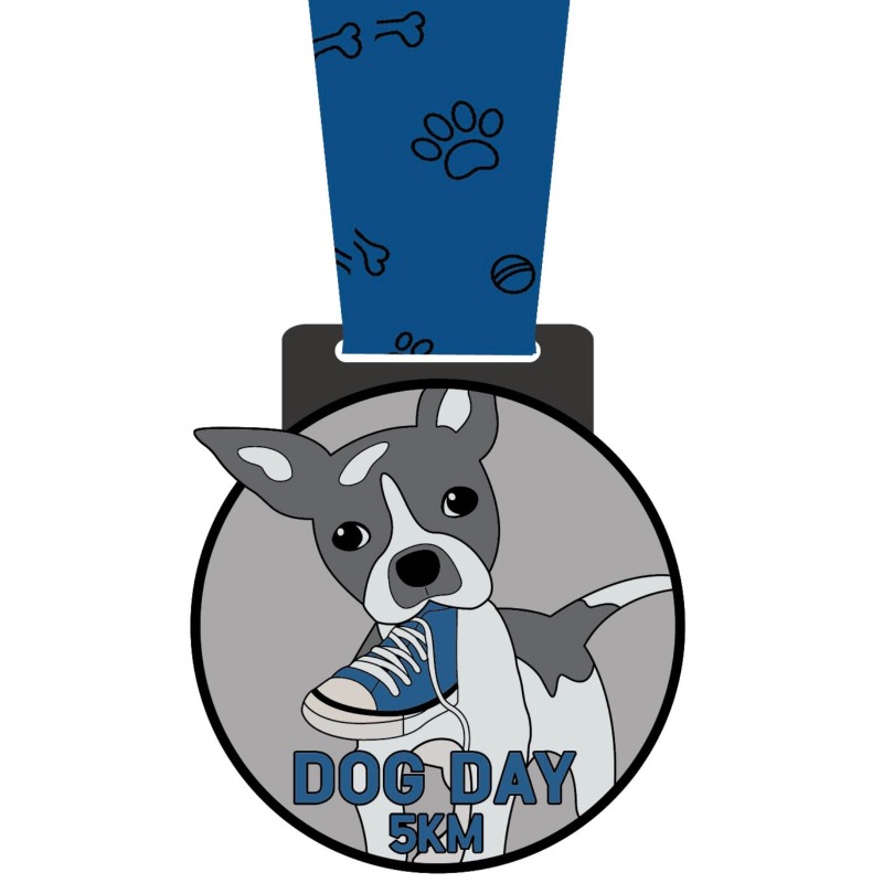 Dog Day 5km Medal 2025