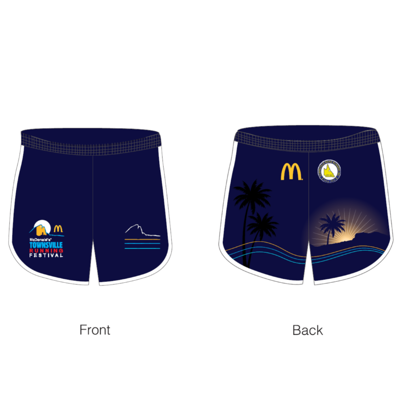 Navy TSV Run Fest Shorts