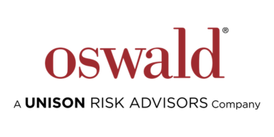 Oswald logo says a Unison risk advisors company