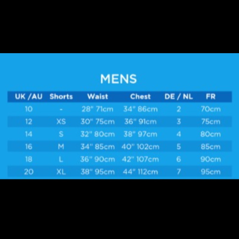 Male size guide