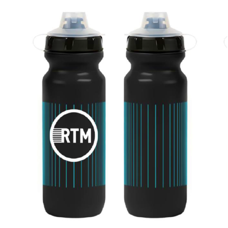 Be the envy of all with your handy RTM water bottle. Easy squeezy with detachable lid. 700ml. Tested by the RTM team.