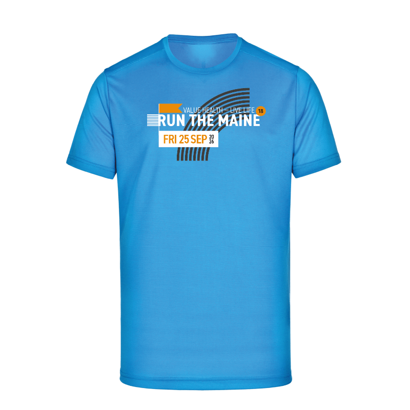 Sky T-shirt straight cut