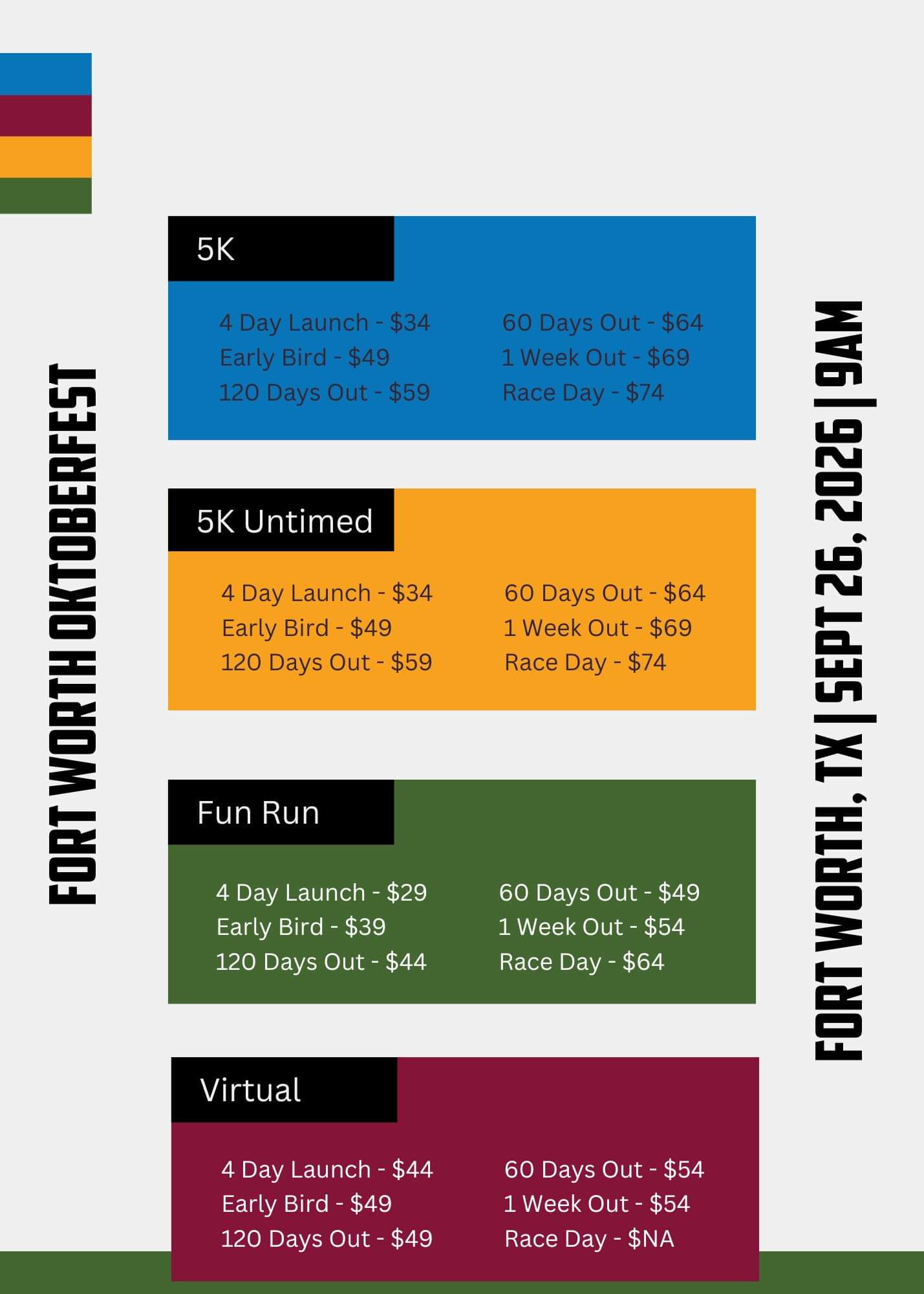 Fort Worth Oktoberfest Pricing