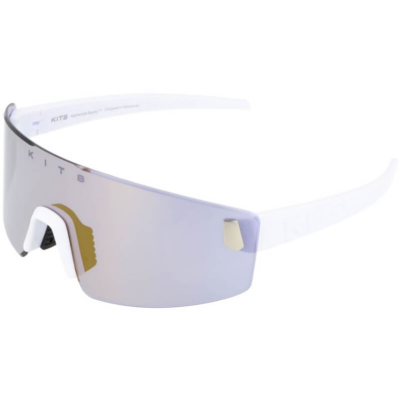 White with Gold Mirror Lenses