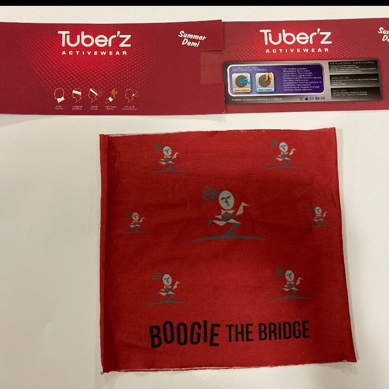 his versatile Tuber’z is perfect for any activity, as it can be worn as a headband, neck warmer, wristband, or scrunchie among other ways. The red Boogie design is associated with energy, strength, power and determination – all qualities required to compl