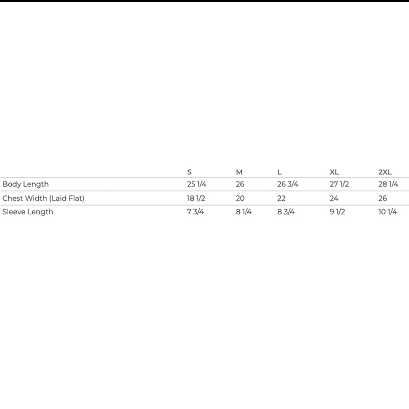 Women's Shirt Sizing