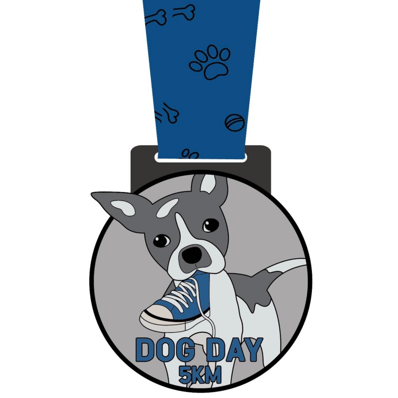 Dog Day 5km Medal 2025