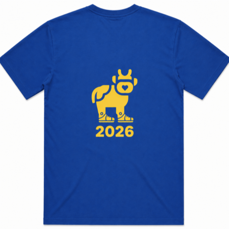 2026 Run Dungog T-shirt (back)