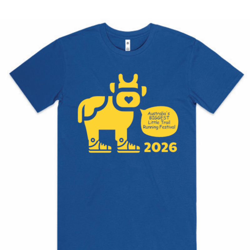 2026 Run Dungog T-shirt (front)