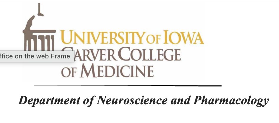 University of Iowa Department of Neuroscience and Pharmacology
