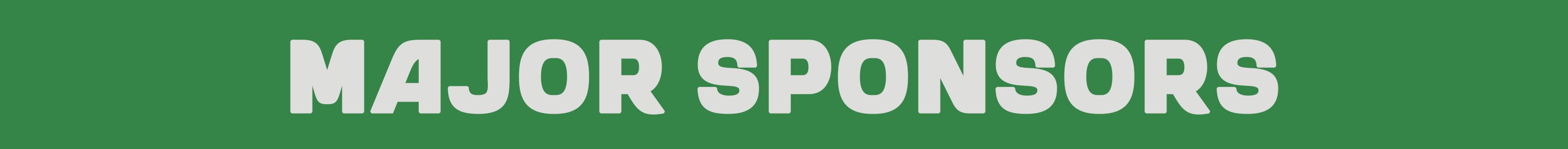 Major sponsor