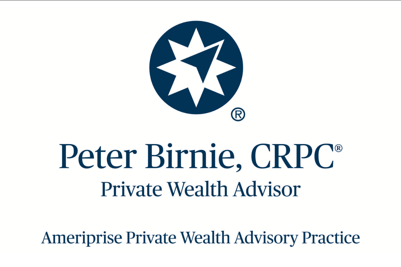 eter V. Birnie, Private Wealth Advisor/Ameriprise Financial Services, Inc. - SILVER Sponsor