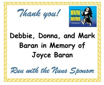Debbie, Donna, and Mark Baran in Memory of Joyce Baran