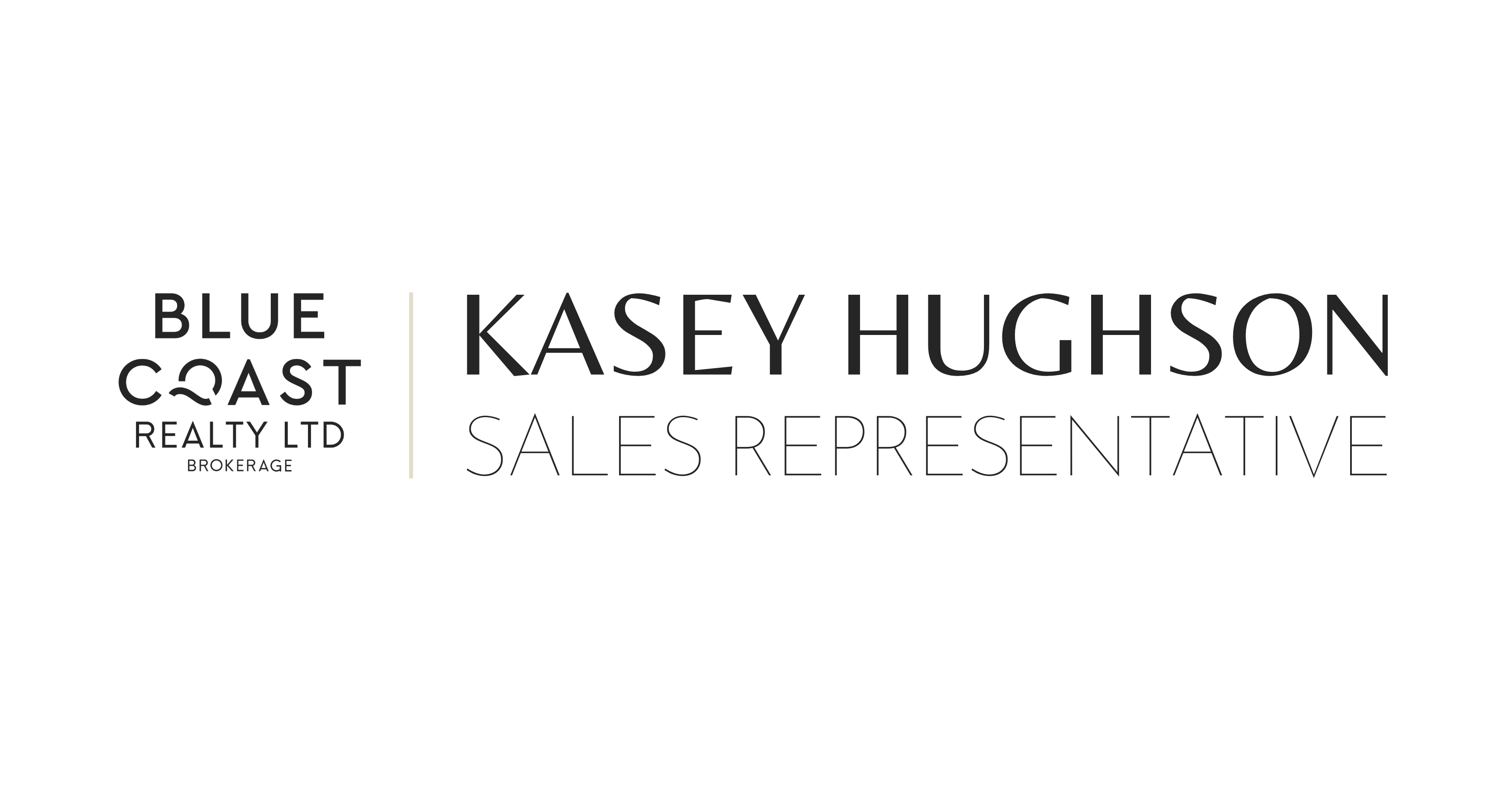 Kasey Hughson - Blue Coast Realty