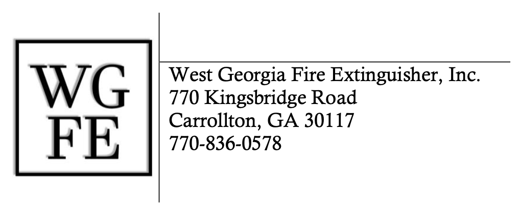 West Georgia Fire Extinguishers