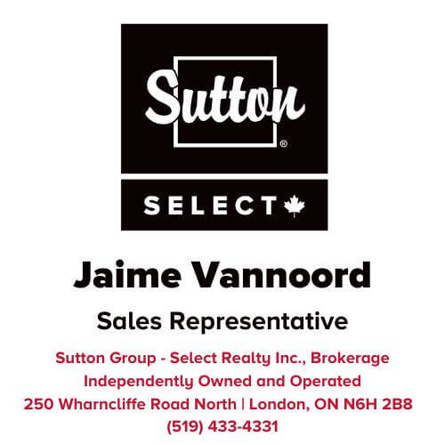 Sutton Select - Jaime Vanoord, Sales Representative