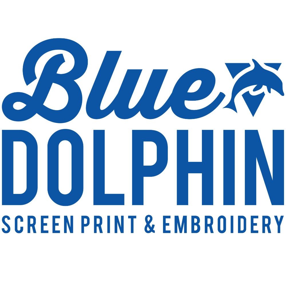 Blue Dolphin Screen Print & Embroidery